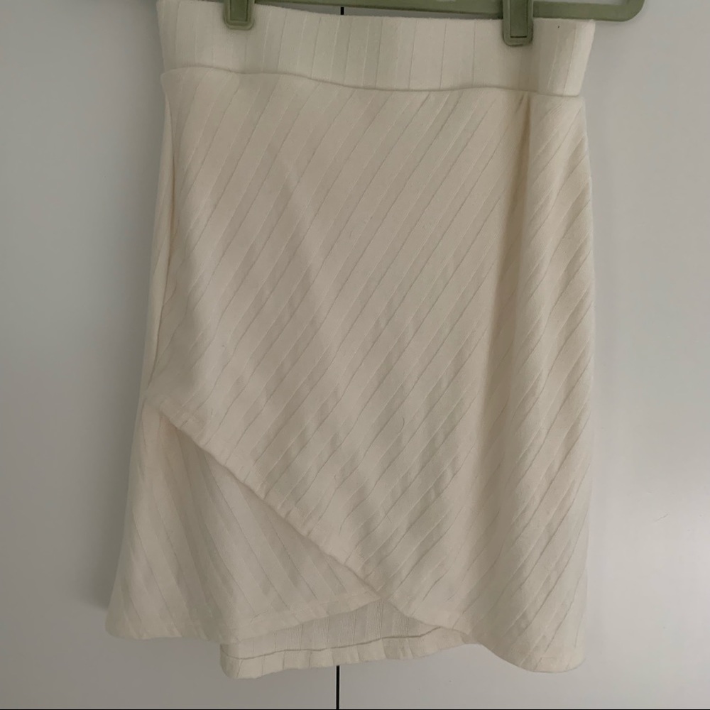 Anthropologie White Skirt
